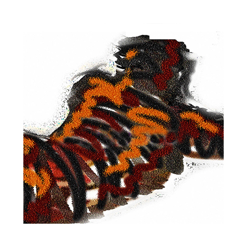 Digital Paint Nude